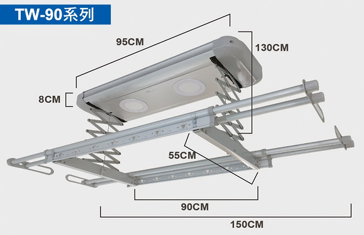 哈適奇電動曬衣架